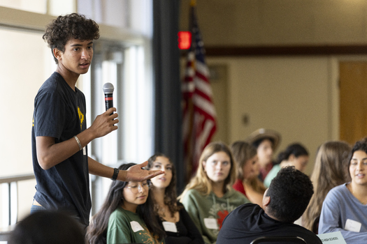 Youth Truth sponsors workshops to empower students to find their voice and get involved in their communities. (Ruby Wallau/YouthTruth)