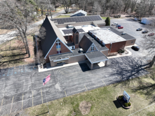 A study published in the journal Frontiers in Sustainable Energy Policy found when nonresidential buildings install solar, they can spur other installations in the area. (Rob Rafson)