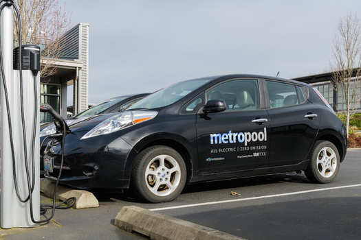 The website FundHubWA shows Washingtonians clean energy opportunities, such as electric vehicle rebates. (IanDewarPhotography/Adobe Stock)