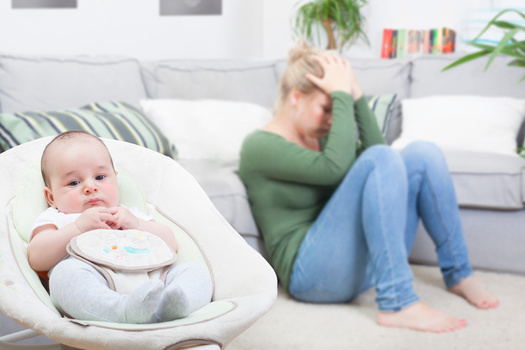 Health care providers say changes in mood, energy levels or thoughts can be subtle clues that new mothers may need treatment for postpartum depression. (Adobe Stock)