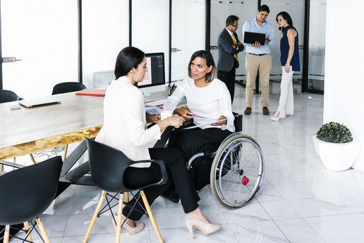 Nearly 90% of nonbinary adults in the workforce are younger than age 35 and half are people of color. (Marcos/AdobeStock)