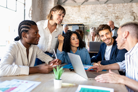Nearly 90% of nonbinary adults in the workforce are younger than age 35 and half are people of color. (Adobe Stock)