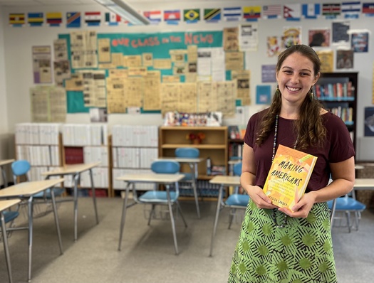Lowell, Massachusetts, teacher Jessica Lander's book, 