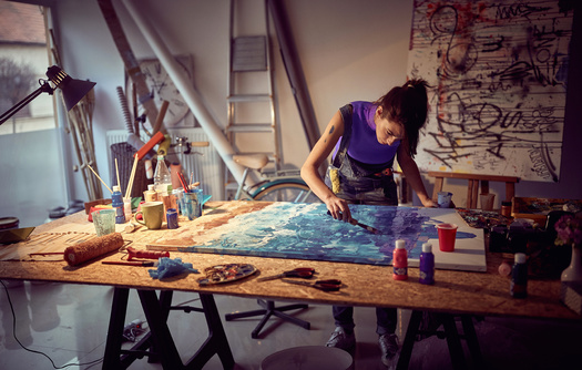 Guaranteed-income programs tend to run 12 to 18 months, but a Minnesota initiative that helps artists is tinkering with a several-year approach. (Adobe Stock)