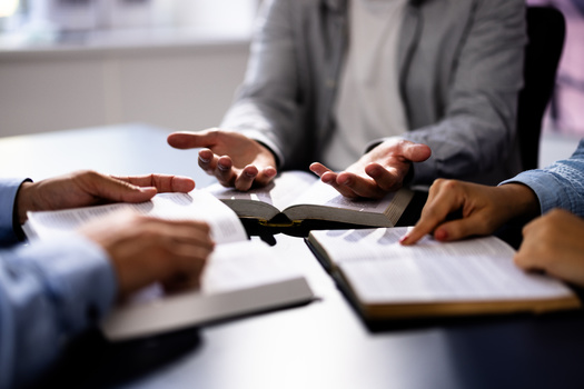About three in 10 Hispanic Republicans identify as evangelical Protestants, a far higher share than the 10% of Hispanic Democrats who say the same, according to Pew Research Center. (Adobe Stock)