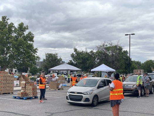 Almost 50 million people, one in six in the United States, rely on food assistance from charities, according to Feeding America. (Photo courtesy Roadrunner Food Bank)