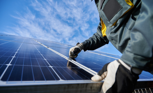 The solar industry already employs more than 250,000 people, nearly twice as many as those who work in the coal-mining industry, according to the Sierra Club. (Adobe Stock)