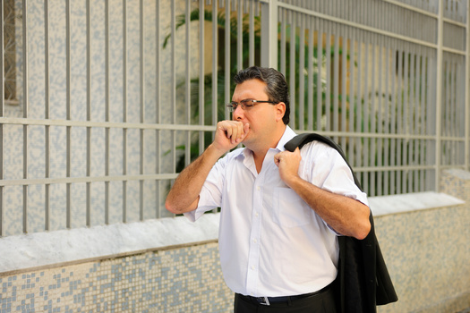 Health experts said young children often catch walking pneumonia at school and bring it home, spreading it to their families. (Adobe stock)