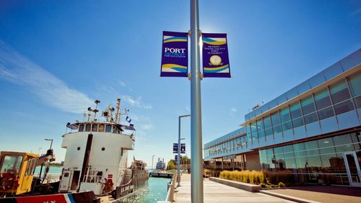 More than 8 million tons of cargo passes through the Port of Detroit annually, supporting more than 9,000 local direct jobs and more than $900 million in economic activity. (Detroit Wayne County Port Authority)