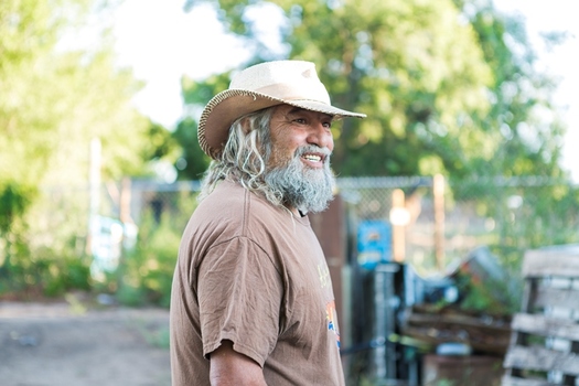 New Mexico's Don Bustos has passed on his organic farming knowledge to more than 225 farmers around the state. (Photo courtesy FarmersMarketInstitute.org) 
