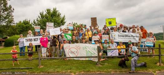 Save Ohio Parks group photo taken July 1st 2023 at Salt Fork State Park. (Photo Credit Paul Becker Photo)