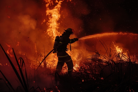 Oregon forestry officials say climate change, warmer-than-average temperatures and current megadrought conditions present new fire prevention and suppression challenges. (Adobe Stock/AI)
