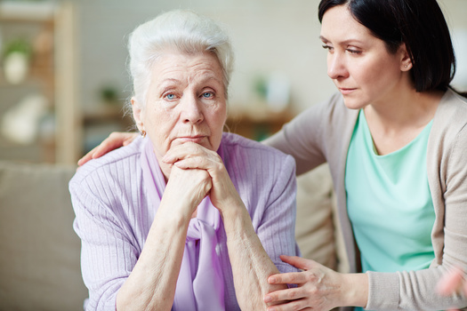 It is important to share your feelings of grief with loved ones and to seek out a mental health professional for support with persistent symptoms of depression. (pressmaster/Adobe Stock)