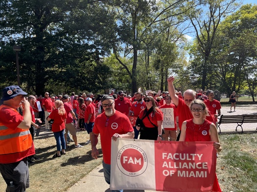 The Faculty Alliance of Miami, officially formed in June 2023, held a 