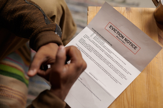 In the United States, one in three households facing eviction is the target of a 