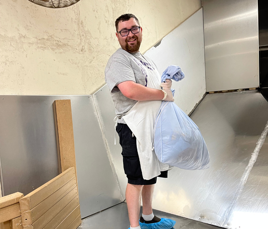 Brady Werger lived at the Glenwood Iowa Resource Center from 2011 to 2018. He has since moved to a group home for people with disabilities in the southwest Iowa town of Glenwood. (Brady Werger)