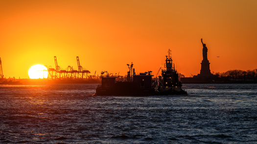 Along with a goal to reach net-zero emissions by 2050, the Port Authority is looking to reduce direct emissions 50% by 2030. (Adobe Stock)