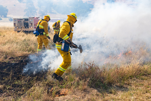 The Bipartisan Infrastructure Law included $600 million to boost salaries for 11,200 wildland firefighters in the U.S. for two years. (Adobe Stock) 