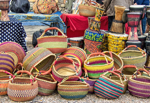 Baskets made by craftspeople in New Mexico are often equal parts utilitarian and works of art. (NelsonSirlin/Adobe Stock)