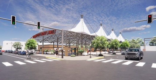 Space for the Farmers Market, which includes an incubator commercial kitchen, will be located in Logansport, Ind. (Cass County Community Foundation)