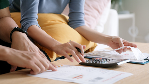 The latest ALICE update found a family with two adults and two kids in Connecticut must have an income of $114,000 per year just to afford the basics, not including emergency expenses. (Adobe Stock)