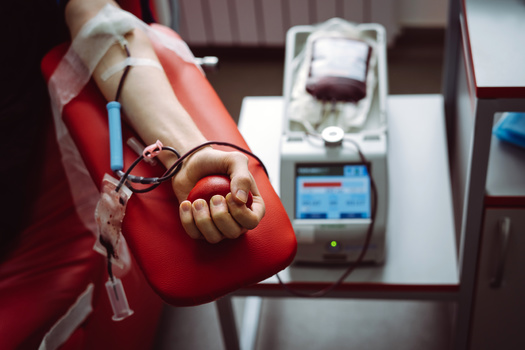 It typically takes between 30 and 45 minutes to donate blood. (thomsond/Adobe Stock)
