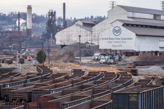 U.S. Steel has had a presence in the Mon Valley since 1901 and currently employs about 4,000 workers.(Jeffrey Bowser/Adobe)