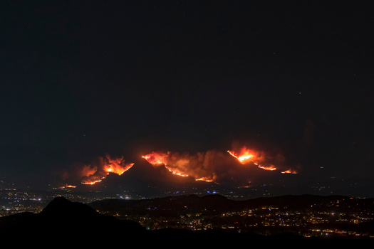 The latest damage and economic estimate for the fires burning in Southern California surpasses the damage and economic loss numbers for the entire 2020 wildfire season, according to AccuWeather. (Adobe Stock)