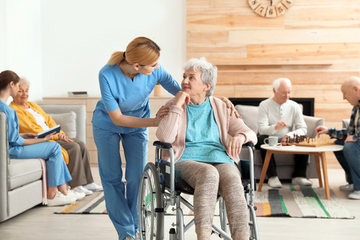 The COVID-19 pandemic increased backlogs in nursing home inspections and created further staffing shortages, according to the Center for Medicare and Medicaid Services. (Adobe Stock)