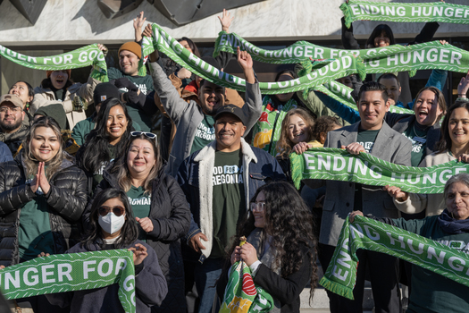 Advocates called on lawmakers at the Oregon State Capitol to pass Food for All Oregonians, Senate Bill  611, this legislative session. (Oregon Food Bank)
