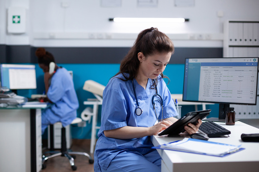 According to the Pew Research Center, six in 10 U.S. adults say they'd feel uncomfortable if their own health provider relied on artificial intelligence to do things such as diagnose disease. (Adobe Stock)