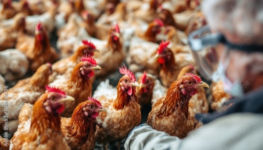 Nebraska raised about 10.5 million chickens in 2023, a 13% increase from 2022. (Adobe Stock) 