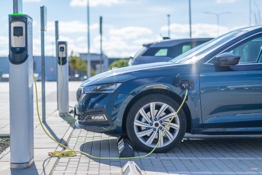 According to Edmunds auto data, EVs and plug-in hybrid EVs combined made up 8.5% of the vehicles sold in May 2024, while gas-powered cars made up 82.4% of the U.S. market in the same month. (Adobe Stock)