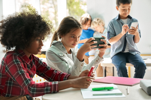 According to a Pew Research Center survey, 72% of U.S. high school teachers consider student distraction due to cellphones a major problem in their classrooms. (insta_photos/Adobe Stock)