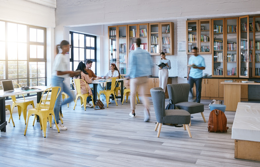 Gov. Kathy Hochul's free community college proposal would apply to people pursuing first-time associate degrees for jobs in high-demand fields, including nursing, teaching, technology and engineering. (Adobe Stock)