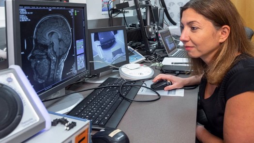 Assal Habibi has done extensive research on how musical training is beneficial for brain development.  (Gus Ruelas/USC Photo)