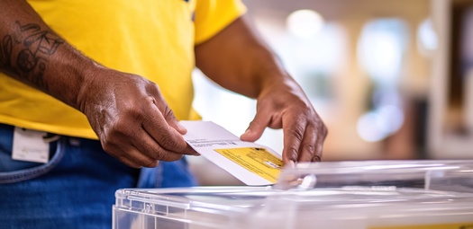Laws in 48 U.S. states ban an estimated 4 million people with felony convictions from voting, according to the Sentencing Project. (Adobe Stock)