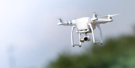 Drones are among the many new tools now used to detect methane leaks at drilling sites. (tostphoto/Adobe Stock)