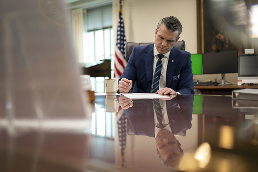 Pete Hegseth was confirmed by the Senate as Defense Secretary on Jan. 24. (U.S. Navy Petty Officer 1st Class Alexander Kubitza/Department of Defense)