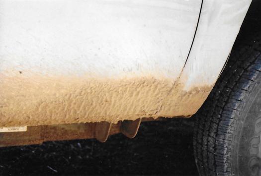 Samples taken in 2017 by the Ohio Department of Natural Resources found increased radioactivity after a commercial deicing liquid (oil and gas brine) was applied to roadways.  (Siri Lawson, Farmington Township, Warren County)