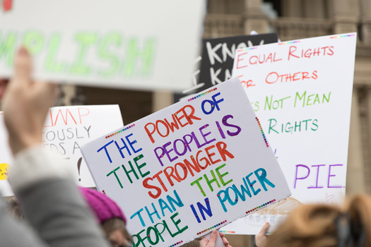 Organizations across New York State offer training in protest de-escalation tactics to help protestors remain safe during rallies and actions. (Adobe Stock)