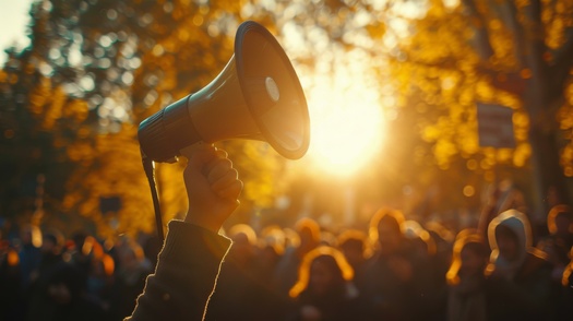Protests are increasing nationwide as the Department of Government Efficiency fires tens of thousands of workers and dismantles entire federal agencies. (AdobeStock/serg3d-AI enhanced)