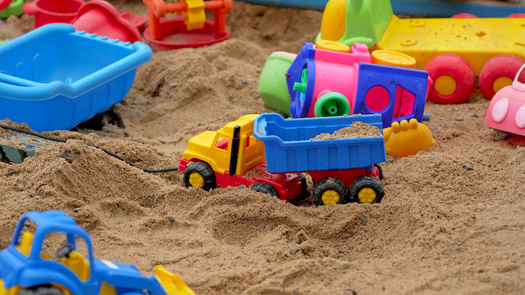 The Los Angeles County Department of Public Health recommends removing play sand rather than trying to clean it, because fire debris, ash and dirt from residential and structural fires may contain asbestos, heavy metals and other hazardous substances. (Supersomik/Adobe Stock)