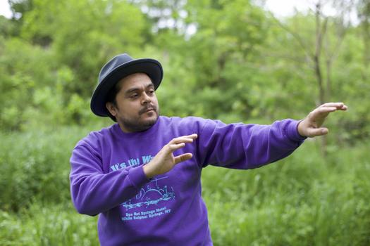 Iowa 'dance fighter' Chuy Renteria interprets his world through performance art. (Chuy Renteria) 
