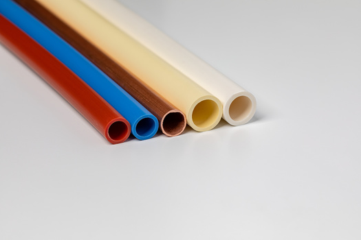 PVC pipes are commonly joined by elastomeric sealing connections or solvent cement. These solvent cements can expose workers to hazardous chemicals such as tetrahydrofuran, a carcinogen. (Adobe Stock)