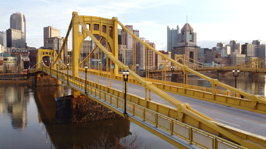 Bridges in Pennsylvania get a grade of 'D-plus' on the American Society of Civil Engineers report card, which said the state has the second-highest number of bridges in poor condition compared to other states. (Steven/Adobe Stock)