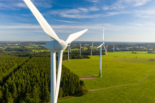 In 2023, wind generated nearly 13 million Megawatts of power, 60% of Iowa's electricity, the highest percentage of any state. (Adobe Stock)