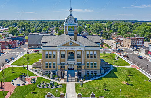 Boonville's downtown historic district is listed on the National Register of Historic Places. (Adobe Stock)