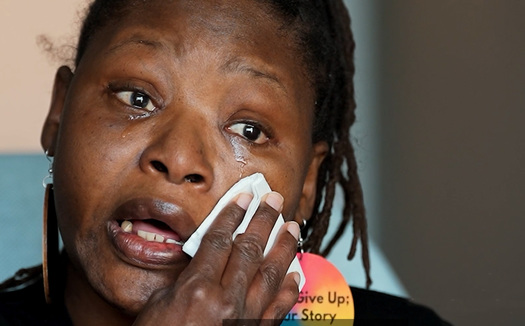 Niesha Neal said she was tokenized and underpaid while working under former executive director Kelly McBride at the Domestic Violence Prevention Network from 2021 to 2022. (Jenna Waton/Mirror Indy)