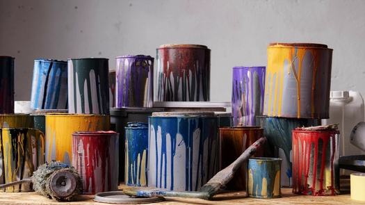 Last year in Colorado, 841,412 gallons of paint were collected for recycling at 212 year-round drop-off sites located across the state. (Adobe Stock)
